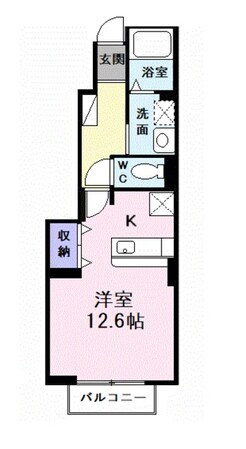 イノセントコートＢ棟の物件間取画像